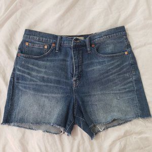 Madewell perfect jean shorts 31